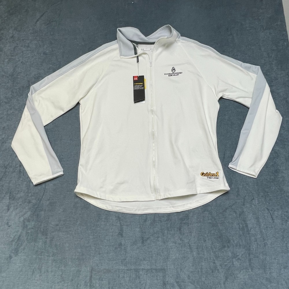 Under Armour Coldgear Storm Jacket Womens XL White Silverado Resort Napa Valley